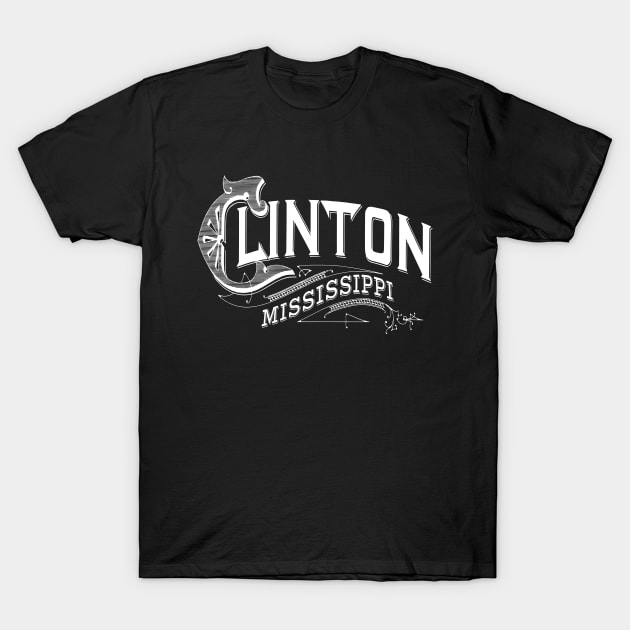 Vintage Clinton, MS T-Shirt by DonDota